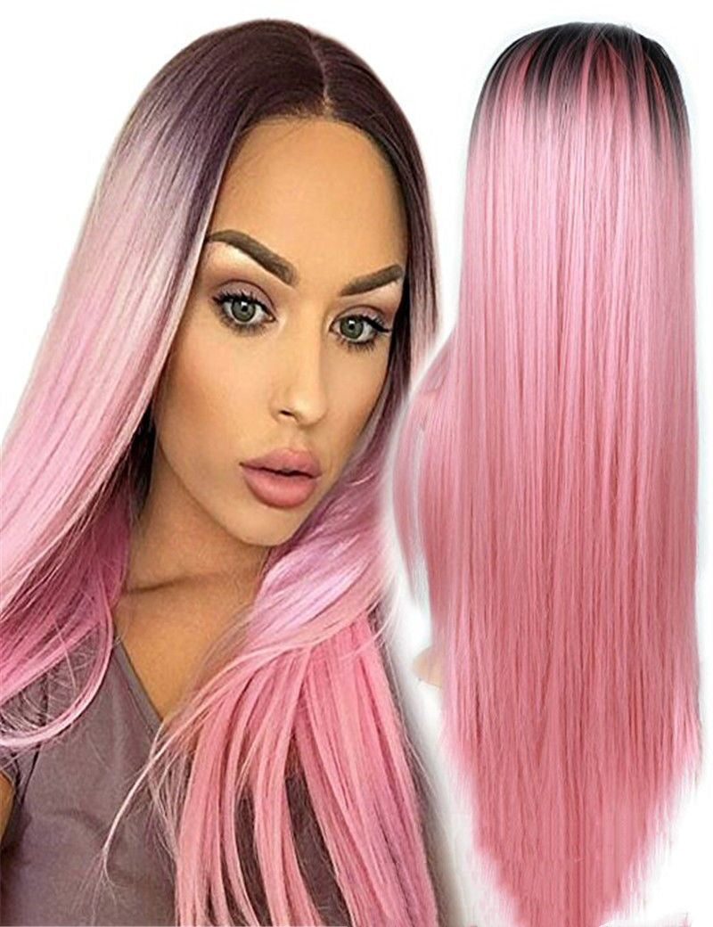 Medium And Large Scalp Dyed Gradual Long Straight Hair